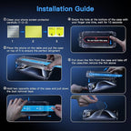 Uyiton Anti-Blue Light for iPhone 14 Pro Screen Protector - Image 4
