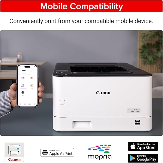Canon imageCLASS LBP172dw – Monochrome Duplex, Wireless Laser Printer, Single - Image 5