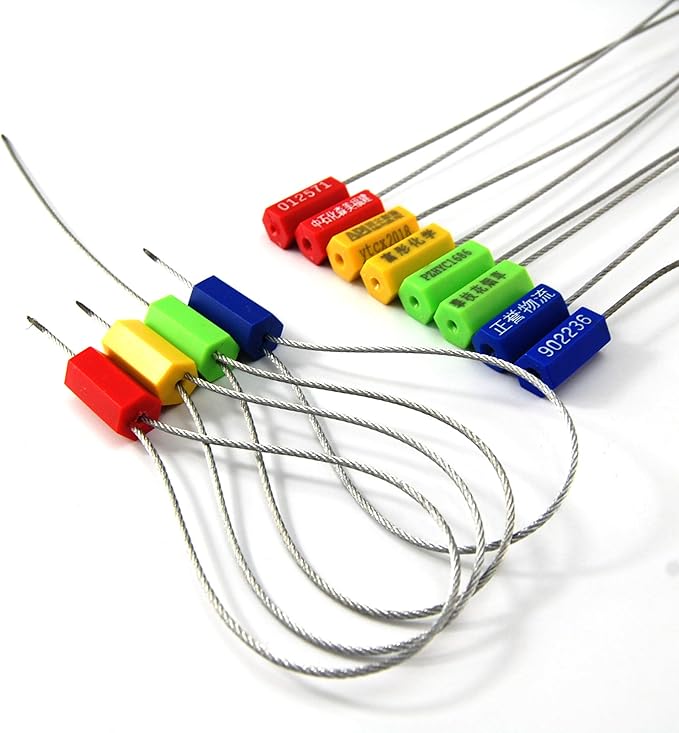 Leadseals 500 Red Security Cable Seals Metal Truck Trailer Seals Tamper Proof - Image 7