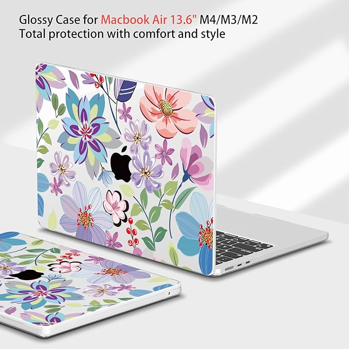 Teryeefi for M4 M3 M2 MacBook Air 13 inch Case 2025 2024 2023 2022 Release - Image 4