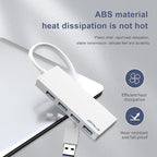 USB 3.0 Hub, Portable Slim USB Hub Adapter, 0.8 ft Multiple USB Splitter - Image 4
