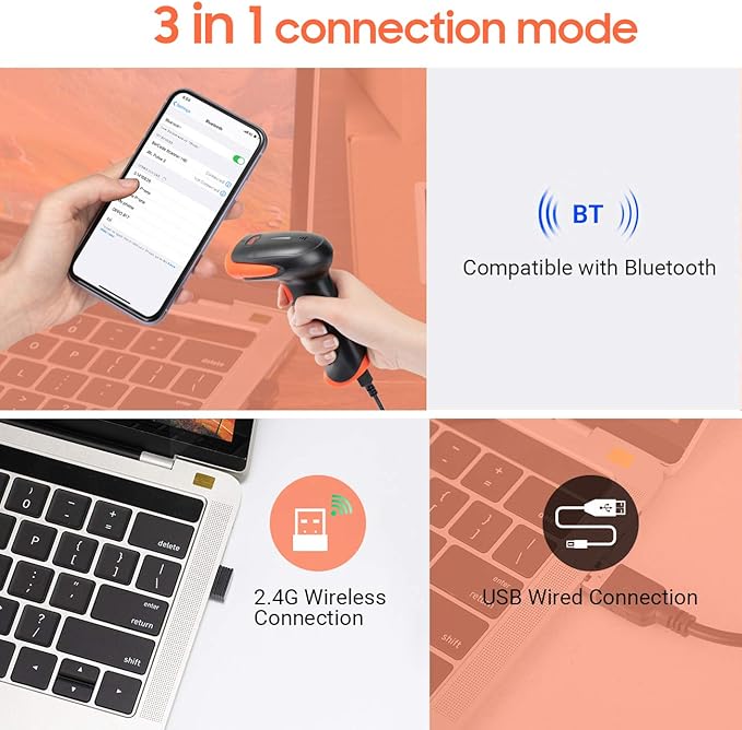 Tera Wireless 2D QR Barcode Scanner - Image 2