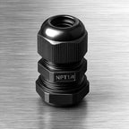 MGI SpeedWare 1/4" NPT Strain Relief Nylon Cord Grip Cable Glands - Image 2