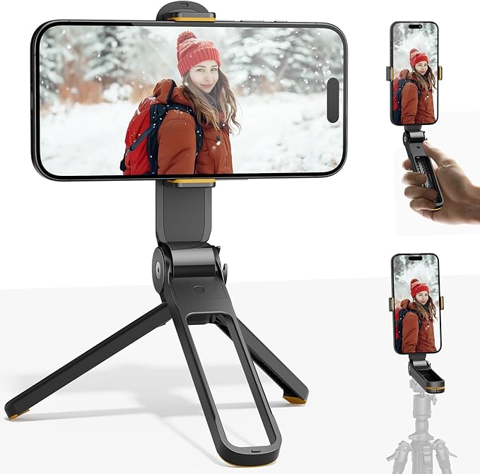 TODI Phone Tripod, Foldable Mini Desk Stand by TODI