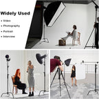 10.8ft/330cm Heavy Duty C Stand Stainless Steel Light Stand - Image 7