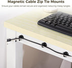 Magnetic Cable Zip Tie Mounts, Wire Management Bases - Image 2