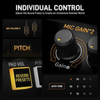 MAONO Podcast Equipment Bundle for 2: Audio Interface Mixer - Image 9