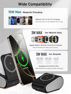 4 in 1 Wireless Charger for iPhone, Mag-Safe Charger for iPhone 16/15/14 Series - Image 3