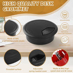Desk Grommet 2 Inch 10 Pieces, Desk Hole Cover - Image 3