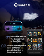 MOOER M1 Multi-Effects Processor Headphone Amp, AI-Preset Bass Guitar Pedals - Image 2