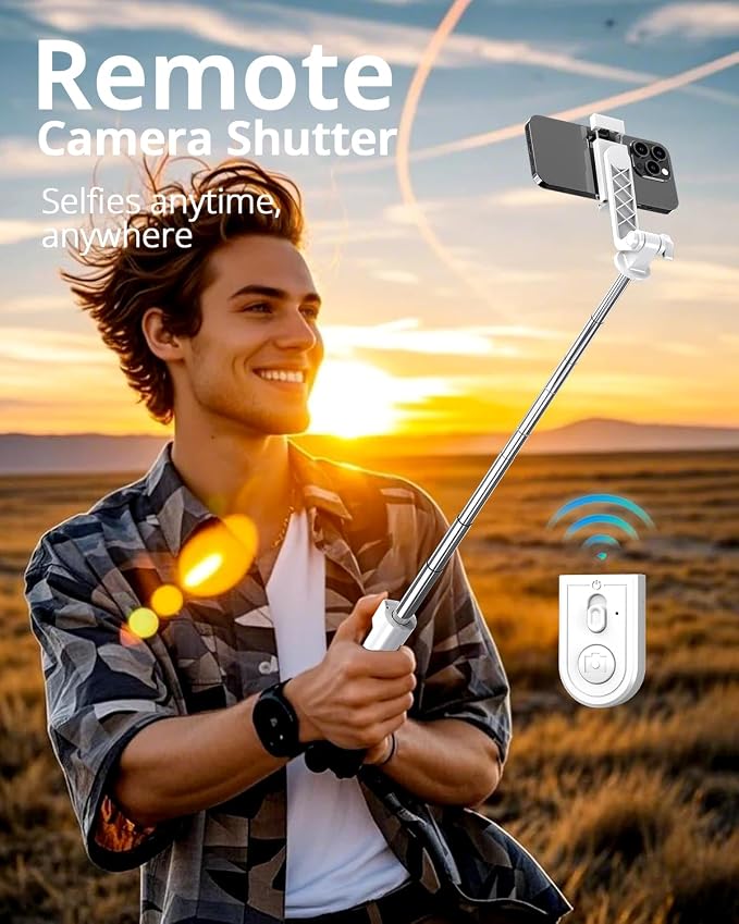 UBeesize Selfie Stick Tripod for iPhone and Android, Portable Selfie Sticks - Image 7