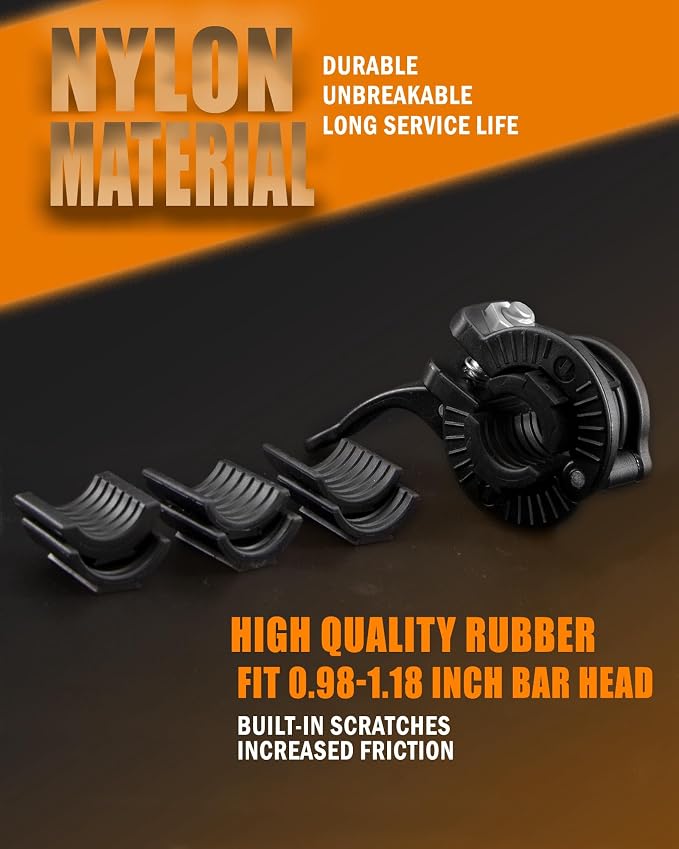 MAXRICH Barbell Clamp 1 inch Multiple Sizes & Adjustable Weight Clips - Image 5