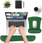 MOSISO Wrist Rest Support for Mouse Pad & Keyboard Set, Ergonomic Mousepad - Image 2