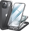 Miracase Glass Series Designed for iPhone 15 Plus Case 6.7', Full-Body Military by Miracase