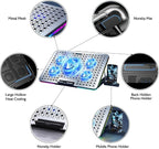 LIANGSTAR Laptop Cooling Pad, Laptop Cooler Gaming 5 Quiet Fans - Image 6