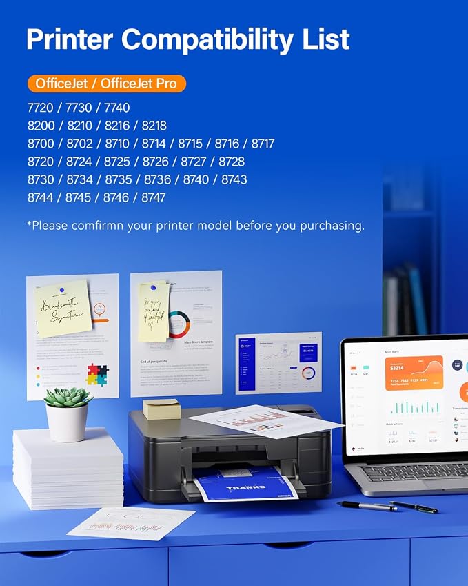 952XL Ink Cartridges Combo 4 Pack Replacement - Image 2