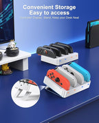 Charger for Nintendo Switch 2 and Switch 1 Controller, Horizontal Charging Dock - Image 4
