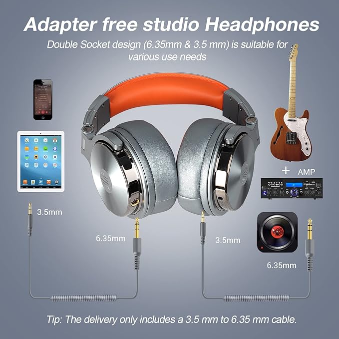 OneOdio Hi-Res Over Ear Headphones - Image 6