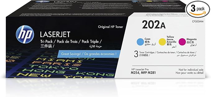 HP 202A Cyan, HP Color LaserJet Pro MFP M281 Series | CF500AM by HP