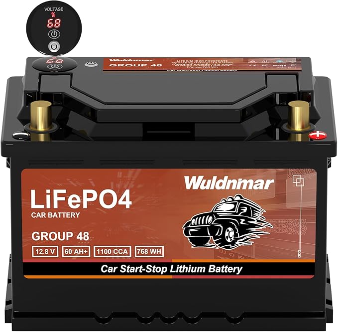 LiFePO4 Lithium Start-Stop Car Battery - 12V 60Ah - Image 4
