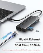 Selore Docking Station for MacBook Pro Air Windows, 10 in 1 Dual HDMI Adapter - Image 6