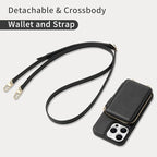 ZVE for iPhone 15 Pro Max Wallet Case Crossbody, Card Holder Phone Purse for - Image 5