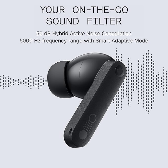 CMF Buds Pro 2 Hybrid 50db Noise Cancelling Earbuds, Hi-Res Audio - Image 5