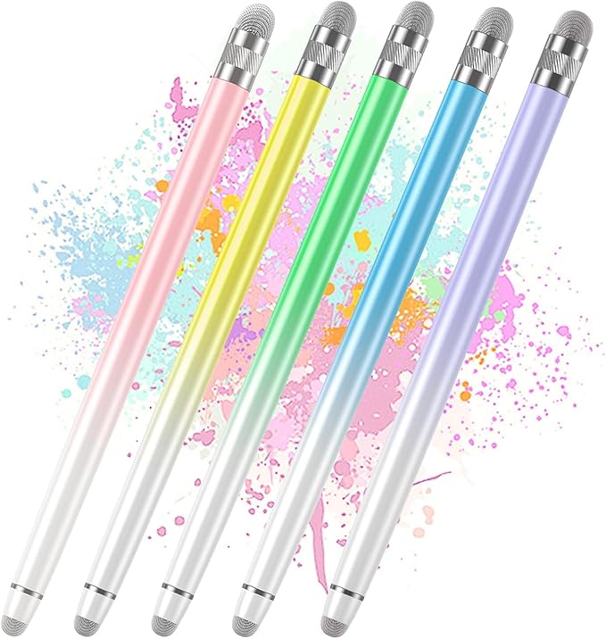 5PCS Stylus Pens for Touch Screens, Stylus Pen for iPhone/iPad/Tablet by Bopomofo