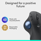 Logitech Ergo M575S Wireless Trackball Mouse, Wireless Ergonomic Mouse - Image 9