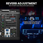 4 Channel Audio Interface DJ Mixer - Image 4
