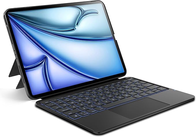 Detachable Keyboard Case for Apple iPad Air 11-inch 2025 & iPad Air 5/4th Gen & by edaiser