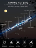MIAO LAB 20-60X Zoom Telephoto Lens, High Power Telephoto Mobile Cell Phone Lens - Image 2