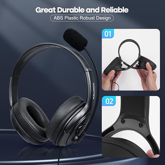 MAIRDI USB Headset with Microphone - Image 6
