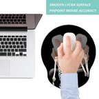 Mouse Pad with Wrist Support, Ergonomic Mouse Pad with Memory Foam Wrist Rest - Image 7