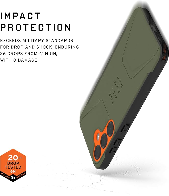 URBAN ARMOR GEAR UAG Designed for Samsung Galaxy S25 Case 6.2" Civilian - Image 6