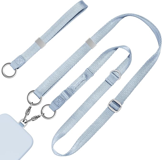 Phone Lanyard 2 in 1, Anti Theft Phone Strap Crossbody by Posadina