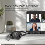 Yealink UH34 USB Headset with Mic, Stereo Wired Headphones with Noise - Image 4