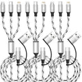 Travel Essentials 3 in 2 Multi Charging Cable, USB A/C Charging Cords by Firsting