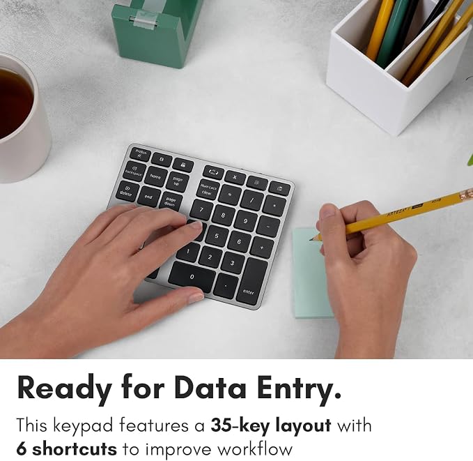 Macally Bluetooth Number Pad for Laptop - Image 2