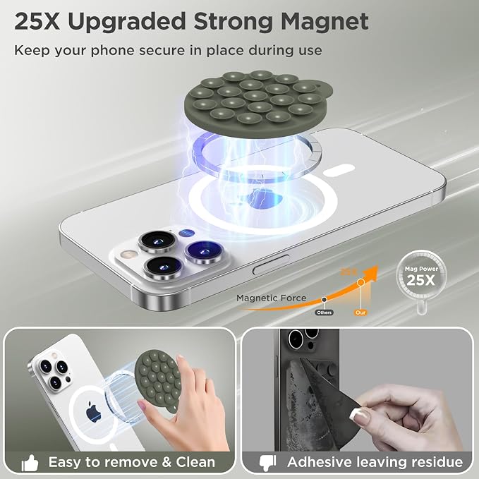 Magnetic Suction Cup Phone Mount - Image 5