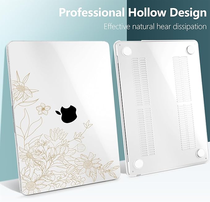 TWOLSKOO Compatible with M4 MacBook Air 13.6 inch Case 2025-2022 Release M4 - Image 5