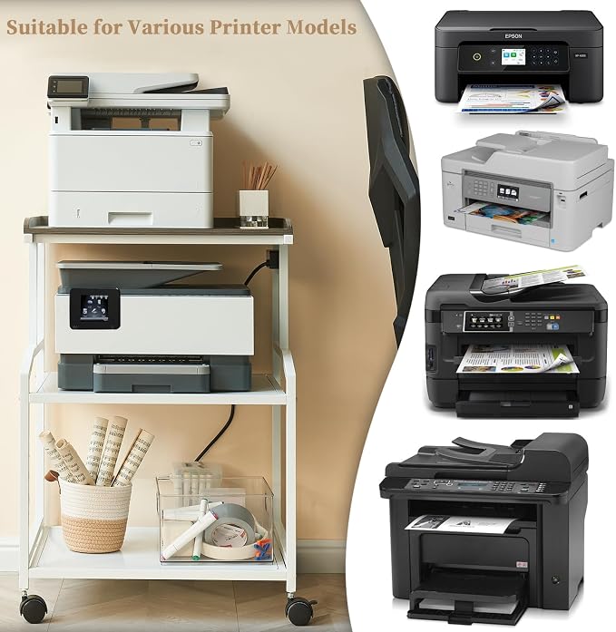 Lauren&Harold 34'' Printer Stand - Image 7