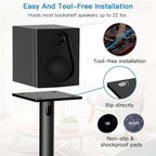 PERLESMITH Universal Floor Speaker Stands 26 Inch - Image 4