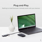 Plugable 4 Port USB Hub 3.0, USB Splitter - Image 3