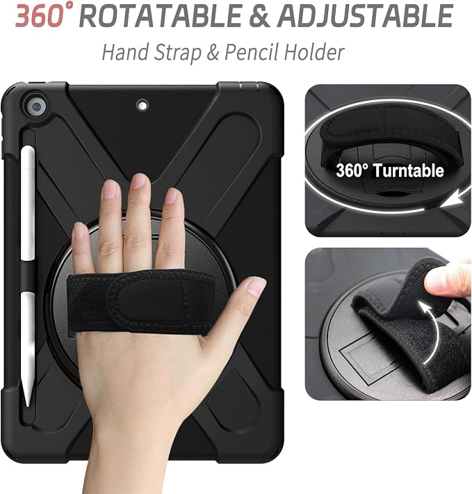 ZenRich Shockproof Case for iPad 9th/8th/7th Generation 10.2 inch 2021/2020/2019 - Image 3