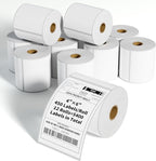 FungLam 4"x6" Direct Thermal Shipping Labels, 450 Labels Per Roll, 12 Rolls by FungLam