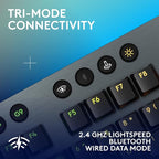 Logitech G915 X Lightspeed Wireless Mechanical Gaming Keyboard, Double-Shot PBT - Image 5