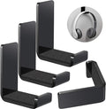 Weewooday 4 Pieces Headphone Hanger Holder Desk Adhesive Headphone Hook Wall by Weewooday