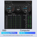 ACASIS NVME SSD Reader Adapter, Aluminium Alloy Housing Fast Heat Dissipation - Image 9