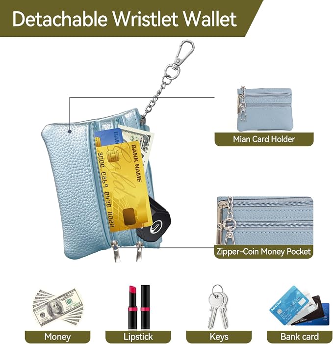 Clip and Go Strap for Phone Silver Metal Chain - Image 5